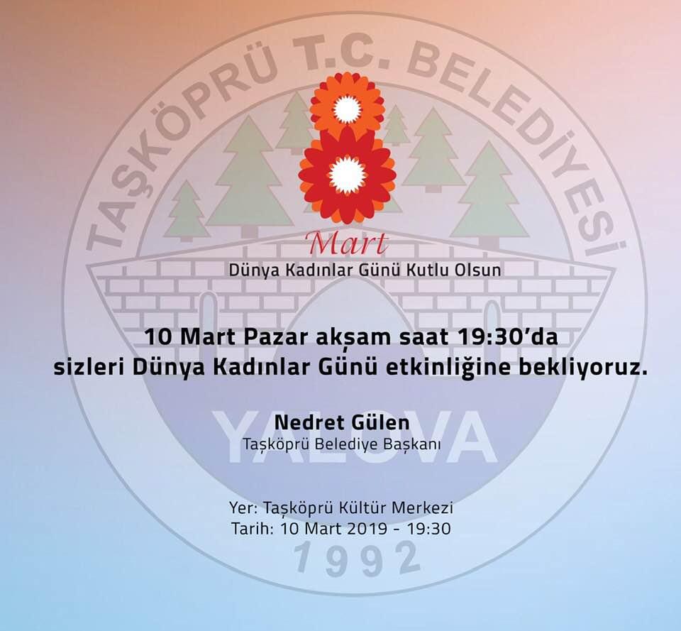 8 MART DÜNYA KADINLAR GÜNÜ ETKİNLİĞİ